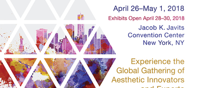 The Aesthetic Meeting 2018. Jacob K. Javits Convention Center, New York, NY