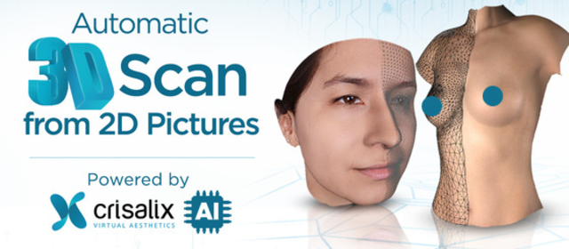 NEW Crisalix AI 3D aesthetic simulator <1 min + no hardware + works on all devices